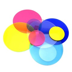 20mm ~ 400mm Diameter Colored Acrylic Disc Plastic Sheets Round Plate DIY Model