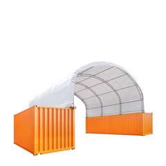 30ft x 20ft Dual Truss PVC Shelter, 17oz Heavy-Duty Cover
