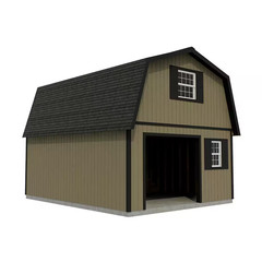 Maker’S Loft 16 Ft. X 32 Ft. 2-Story Wood Garage Kit w/ High Side Walls and Loft