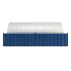 20’x40’x6.5′ PVC Canvas Fabric Building Shipping Container Canopy Shelter 18Oz