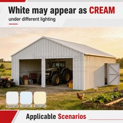 45′ x 25′ x 14′ Outdoor Storage Shed Reinforced Steel Structure Barn Car Garage
