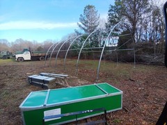 20′ x 42′ x 12′ PVC 18oz Fabric Canvas Storage Shop Shelter Building Hoop Barn