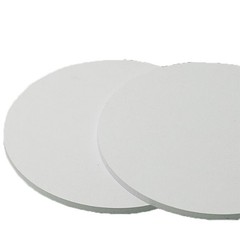 White PVC Round Board Circular Plastic Sheet Disc Thick3-30mm Dia20-300mm