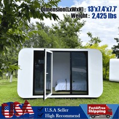 13ft x 7.4 ft Tiny Prefab House Pod House Cabin House Outdoor Living Room