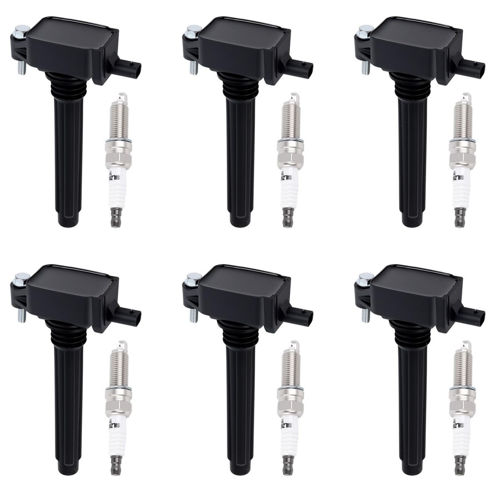UF648 6PCS Ignition Coil with 97390 Double Iridium Spark Plug Compatible with…