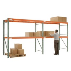 Global Industrial Teardrop Pallet Rack Add-On 48″W X 42″D X 144″H