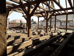 Historic Beam and Post Frame for Chalet