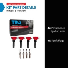 TRQ Ignition Coil and Spark Plug Kit 8 Piece Iridium Spark Plugs for 2019-21 …