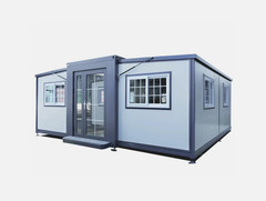 13x20ft Fast Installation Expandable Prefab House Mobile Office W/ Rain Shower