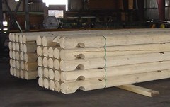 LOG CABIN HOME shell kit logs 1950 sq ft 32′ by 50′ with loft