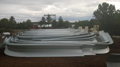 30x42x14 Engineered Steel Building Kit | DuroSPAN Clear-Span Arch with End Walls