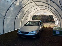 20′ x 42′ x 12′ PVC 18oz Fabric Canvas Storage Shop Shelter Building Hoop Barn