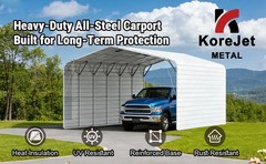 20x30ft Heavy Duty Metal Garage Carport Vehicle Shelter Storage