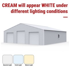 39×39 Metal Barn Heavy-Duty Steel Building w/ 3 Rolling Doors Garage Shed