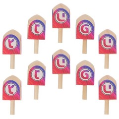 10 Pcs Festive Wooden Top Dreidel Decor DIY Chanukah Dreidels Bulk for Hanukkah