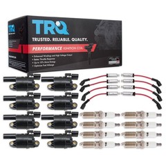 TRQ Ignition Coil and Spark Plug Kit 17 Piece Iridium Spark Plugs Compatible …