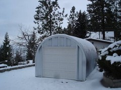14x24x10 DuroSPAN Steel Building Cabin DIY Off Grid Kit with Ends Walls Included