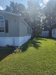 Modular mobile home for sale 14/80ft light green shingle roof and vinyl siding