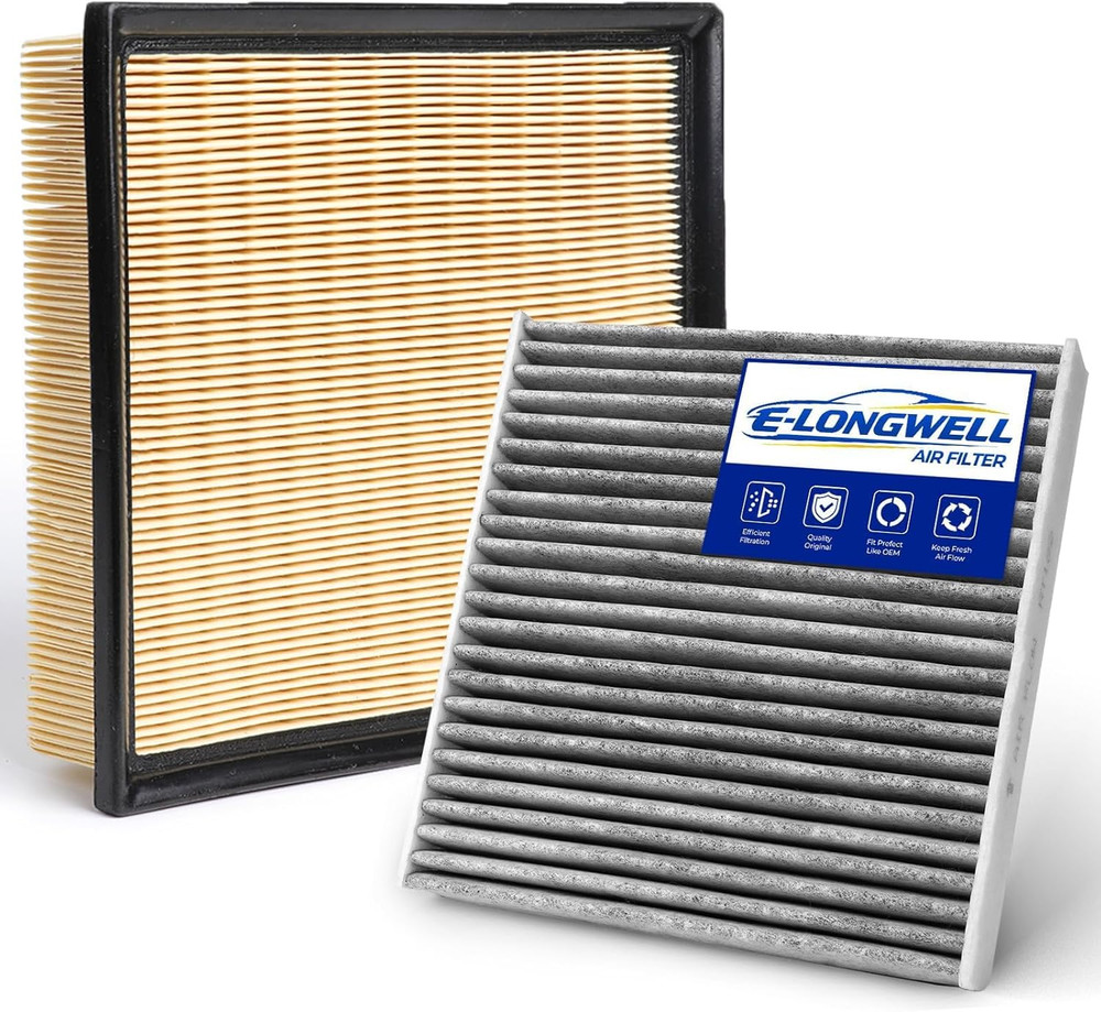 Cabin & Engine Air Filter Kit Fits 2024-2026 Tacoma L4 2.4L, 2025-2026 4Runne…
