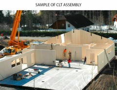 2140 SQ.FT ECO SOLID TIMBER AIRTIGHT PANEL HOUSE KIT MASS WOOD (CLT) HOME PREFAB