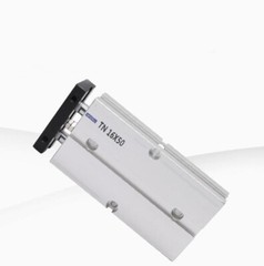 TN16mm Bore Stroke Dual Acting Double Rod Pneumatic Air Cylinder Alloy 10~150mm