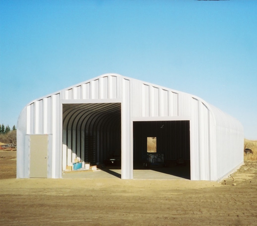 30x30x15 Engineered Steel Building Kit | DuroSPAN Clear-Span Arch with End Walls