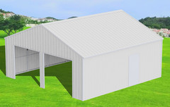 33′ x 25’x 14′ Metal Car Garage/Outdoor Storage Shed/Heavy Duty Galvanized Steel