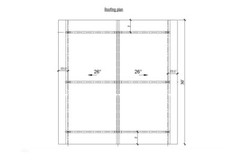 24’x24′ (576 sq.ft.) HEAVY TIMBER CARPORT FOR 2 VEHICLES CARS PREFAB WOOD CANOPY