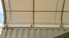 20×40 (10 oz PE) Shipping Container Mounted Selter Fabric Canvas Storage Canopy
