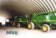 Steel Q55x200x19 Quonset Barn Farm Hay & Grain Storage Livestock Horse Building
