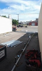 20’x40′ (15 oz PVC) Upgraded Shipping CONTAINER MOUNTED Fabric canvas Shelter