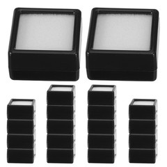 20 Pcs Small Gems Display Box Packing Boxes for Jewelry Square Container