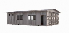 3 Container 40ft , 1 Bathroom, No Bedrooms
