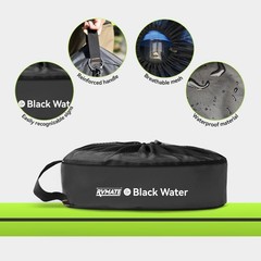 RVMATE RV Hose Bags 3 Pack, Waterproof Storage 3-bag set, Black,Blue,Green