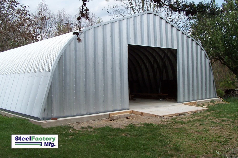 Steel A40x100x18 Metal RV Camper Garage General Tractor Trailer Storage Building