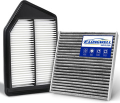 Cabin & Engine Air Filter Kit for 2013-2017 Honda Accord 2.4L (Gas)