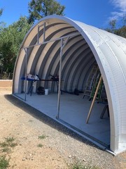 40x70x20 DuroSPAN Steel Quonset Building Kit DIY Home Open Ends