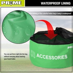 PR1ME 4 Pack Waterproof RV Hose Bag Storage, Utility 18 X 18 Inches, Blue