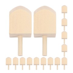 15 Pcs Unfinished Craft Wood Shapes Ornaments Hanukkah Gyro Toys