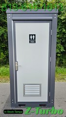 New Portable Toilet Sink Bathroom Single Stall Restroom Job Site Construction HD