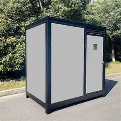 Portable Restroom with Toilet, Sink, Ventilation Fan & Lighting for Events Parks