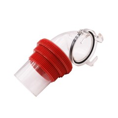 VALTERRA LLC F023112CL EZ COUPLER 90 BAYONET SEWER FTNG Klein, Clear