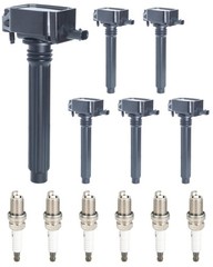 Ignition Coil Pack UF648 and Iridium Spark Plug 97390 Fit for Chrysler 200 30…