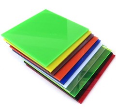 Color Acrylic Sheet Panel Plastic Plate 8x8cm 10x20cm 15x15cm 20x20cm