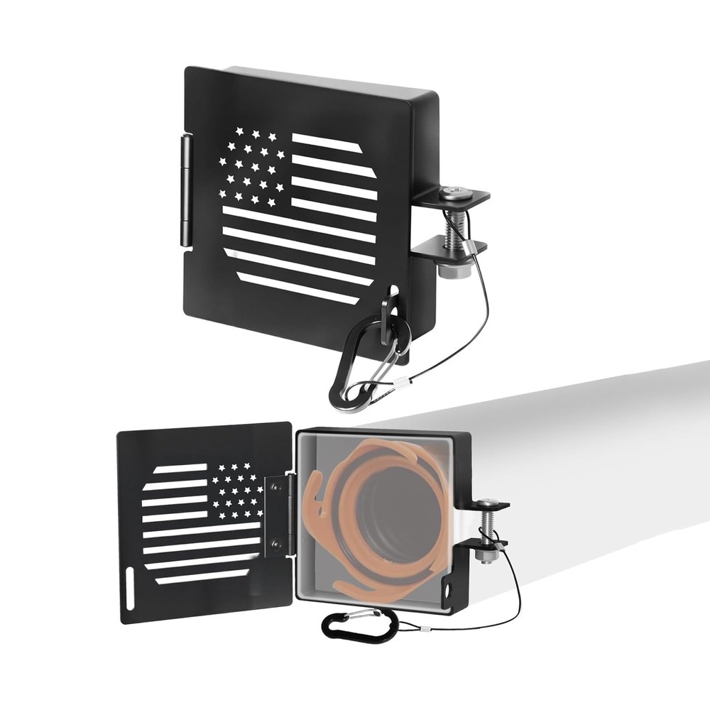 InduRelia RV Bumper End Cap, 2Pack Camper Bumpers, 4Inch Aluminum Square…