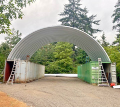 25x20x10 DuroSPAN Conex Box Container Steel Roof Kit Cover Factory DiRECT