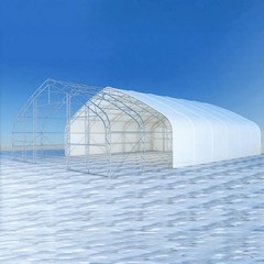 W40’xL80’xH23′ Double Truss Storage Shelter 22OZ PVC Canvas Building Shelter