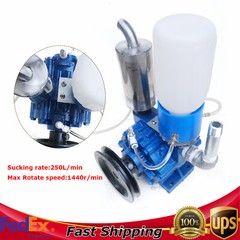Vacuum Pump Electric Milking Machine 220L 250L/min Sheep Milker Tank Barrel USA