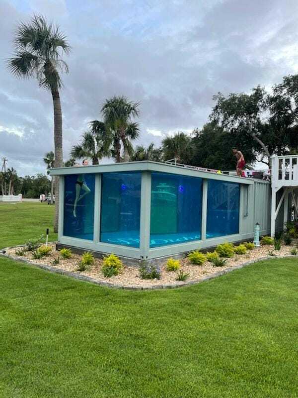 Shipping Container Swimming / Aquarium Pool 40ft. x 12ft X 8ft. Tall Catalog