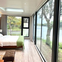 Hot Insulation Capsule Camp Hotel Moisture Proof Modern Manufactured Homes
